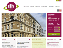 Tablet Screenshot of emkahostel.com